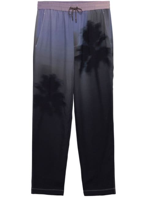 Simkhai Allister palm tree-print trousers