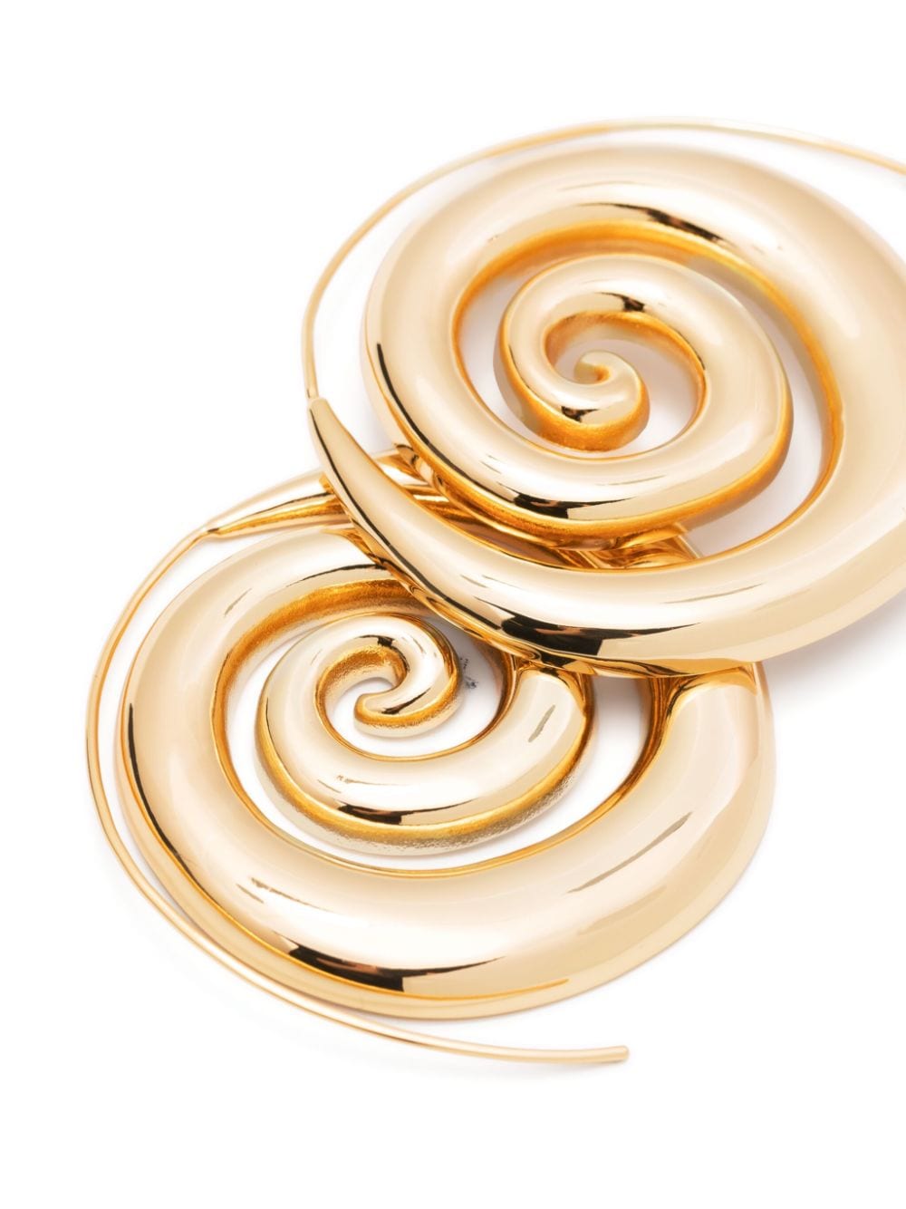 Shop Cult Gaia Cassia Spiral Earrings In Gold