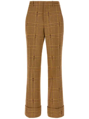 【グッチ】 Trousers - Flared Trousers パンツ Gucci Flared Trousers for Women | Shop Now on FARFETCH