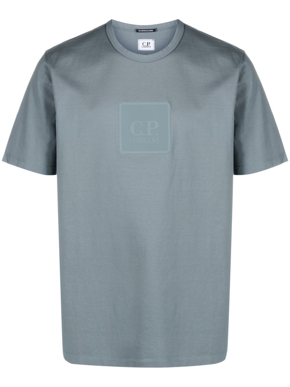 Shop C.p. Company Metropolis Series Mercerized-jersey T-shirt In Grey