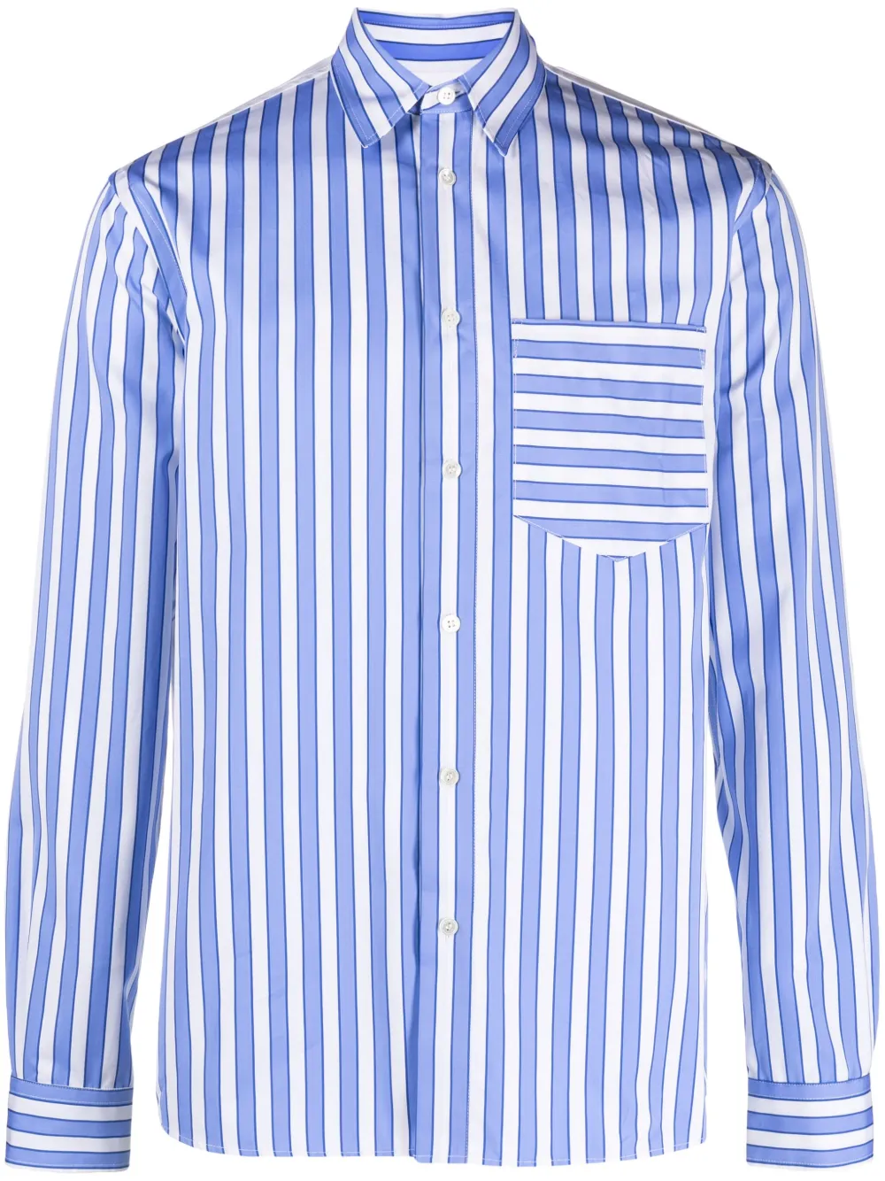 Jw Anderson J. W. Anderson Classic Blue And White Striped Shirt In Blue