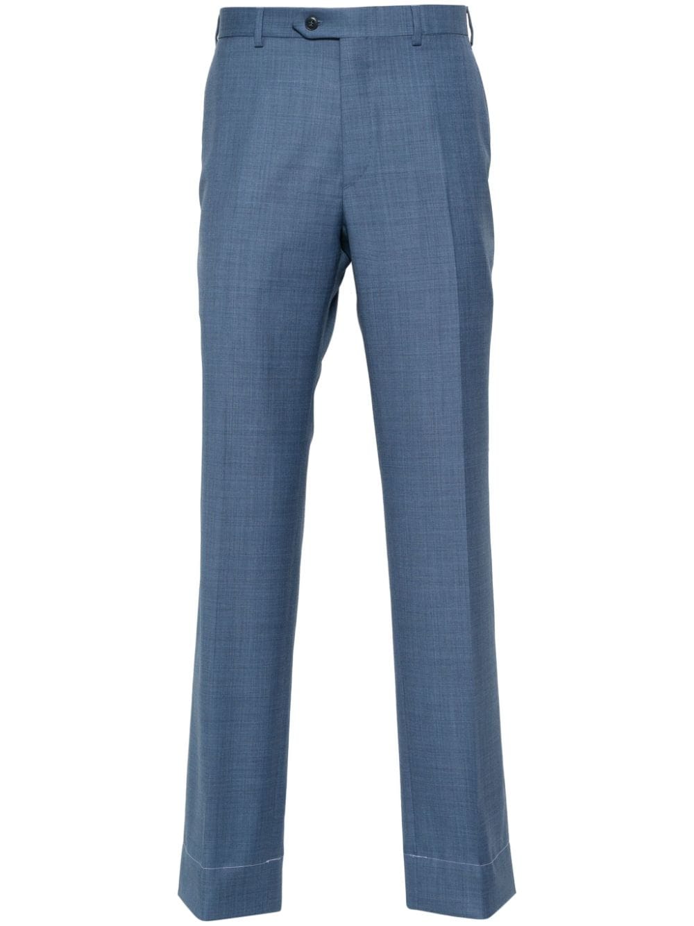 Brioni Tigullio Wool Trousers In Blue