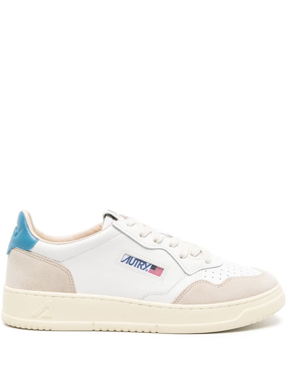 Shop Autry Medalist Low Sneakers In White