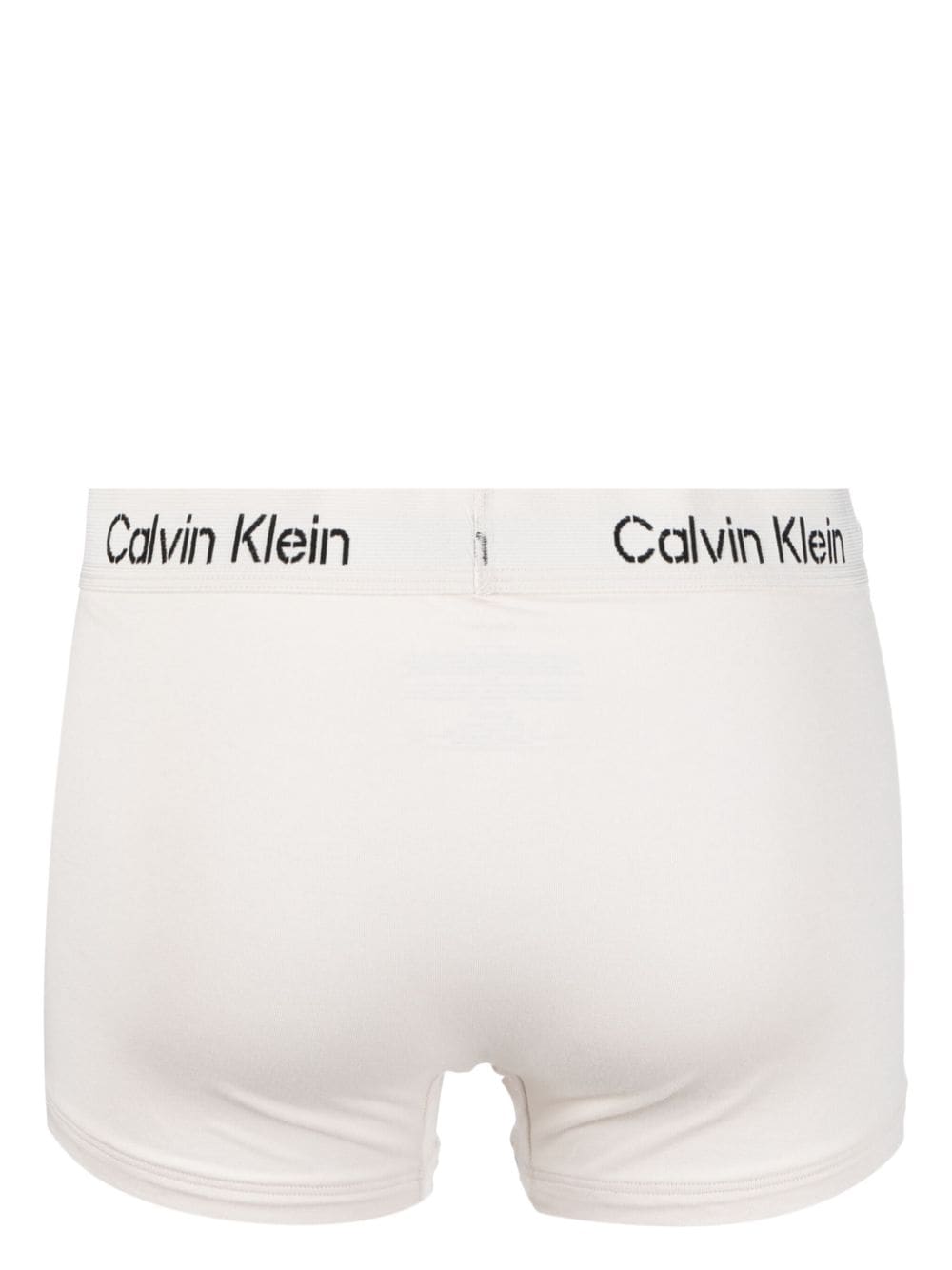 Shop Calvin Klein Logo-waistband Boxers (pack Of Three) In Black