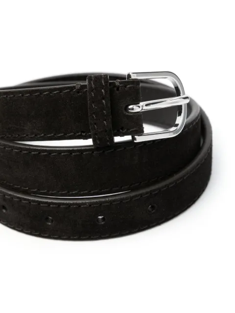 TOTEME logo-engraved suede belt 234WLGBT044LE0004040 - 1
