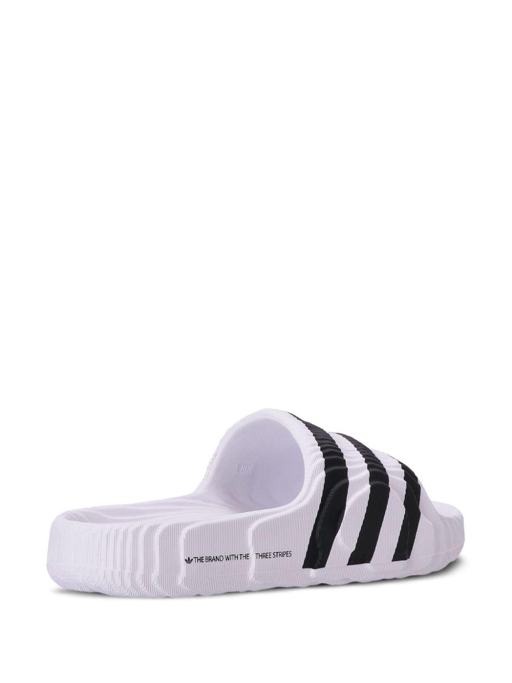 Shop Adidas Originals Island Club Adilette 22 Ribbed Slides In White