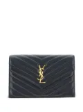 Saint Laurent envelope chain wallet - Black