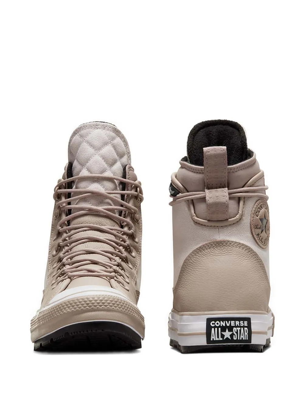 Converse Gewatteerde high-top sneakers Beige