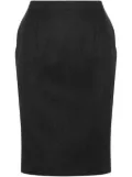 Valentino Garavani Pre-Owned 1990s wool pencil skirt - Grey
