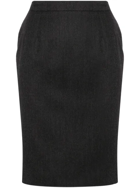 Valentino Garavani Pre-Owned 1990s wool pencil skirt