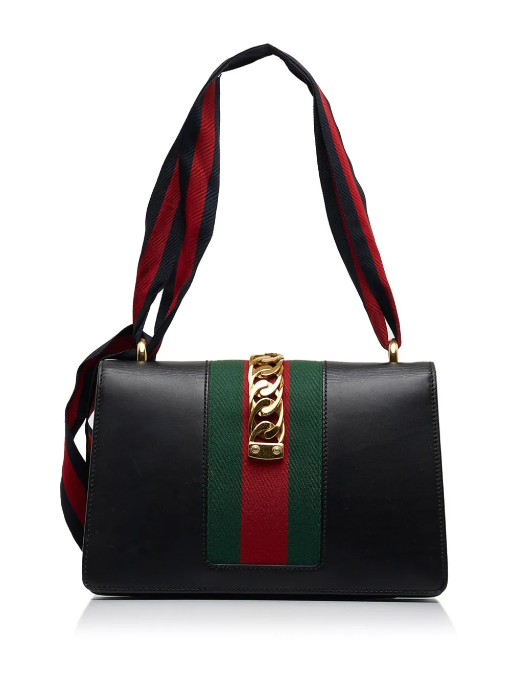 Gucci Pre-Owned 2016 small Sylvie two-way bag - Zwart
