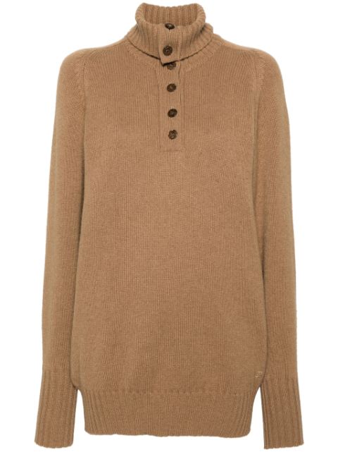 HOT SALE CHANEL 1990s roll-neck jumper Women