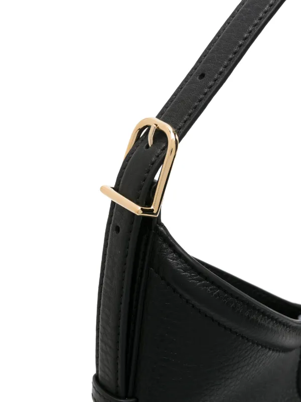 Valentino Garavani Vロゴ レザー ショルダーバッグ | ブラック