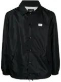 A.P.C. Aleksi logo-patch shirt jacket - Black