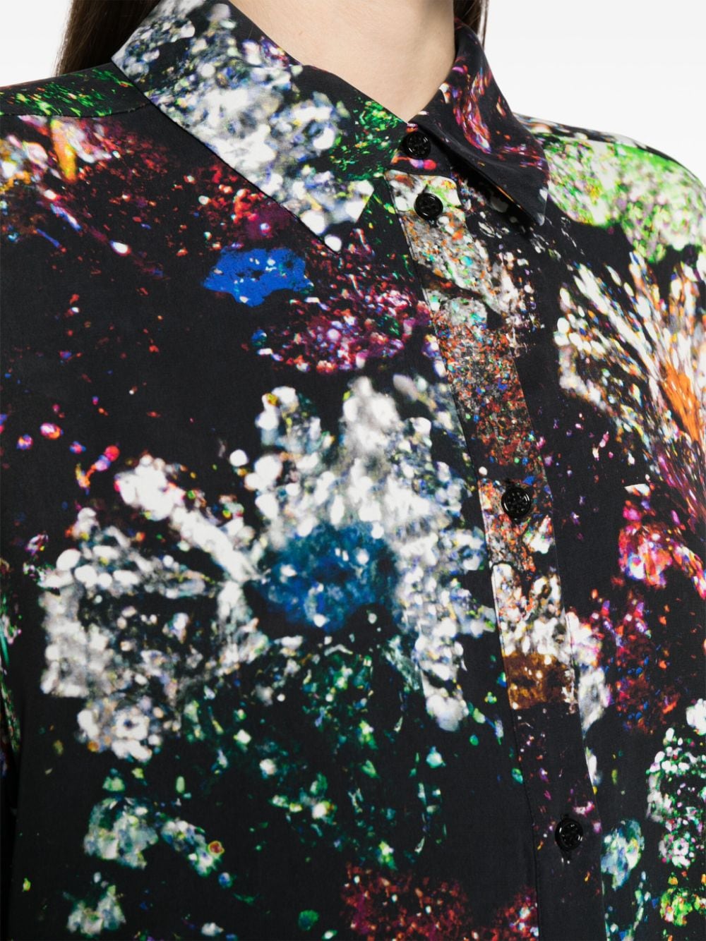 Shop Stine Goya Sophia Abstract-pattern Print Shirt In Multicolour