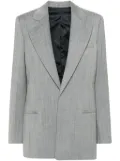 Helmut Lang peak-lapel single-breasted blazer - Black