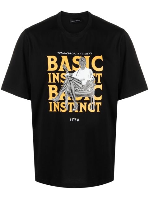 Throwback. T-Shirt mit Basic Instinct-Print