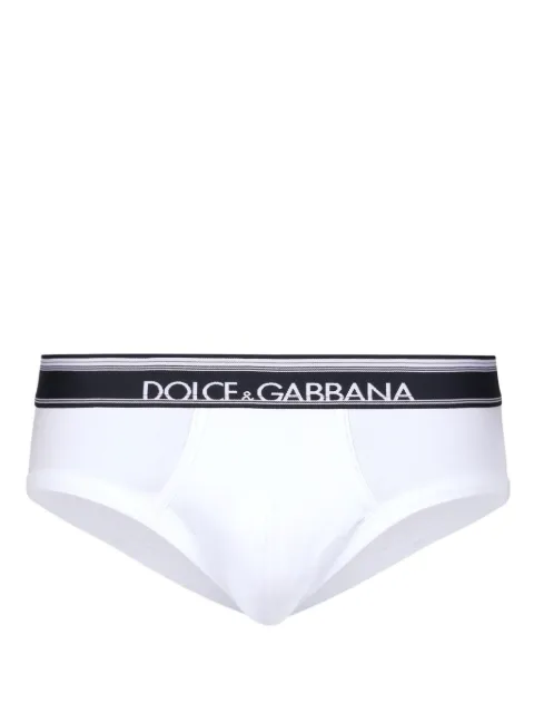 Dolce & Gabbana logo-waistband cotton briefs