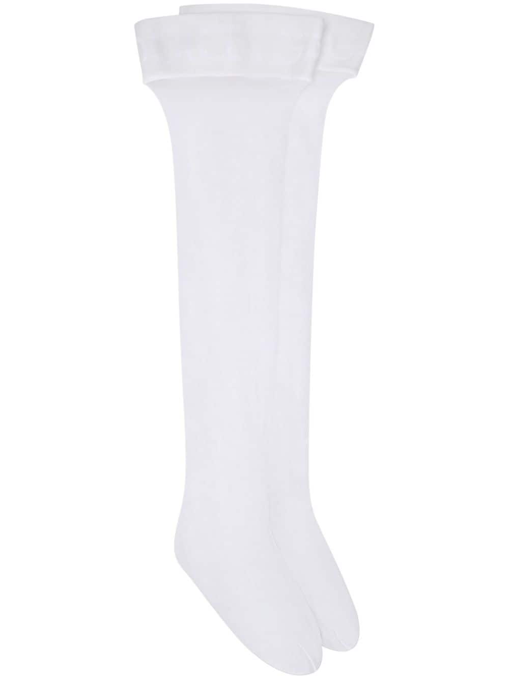 Dolce & Gabbana Semi-sheer Stockings In White