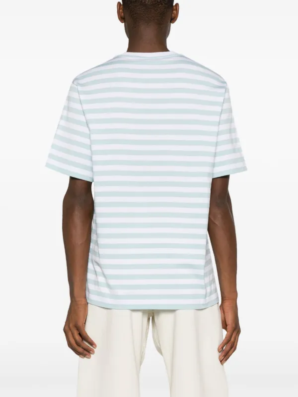 Tシャツ・カットソー Versace Striped T-Shirt Versace Nautical Stripe Cotton T-shirt | Blue | FARFETCH