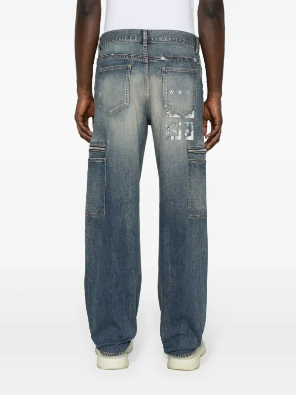 Givenchy straight-leg Cargo Jeans | Blue | FARFETCH