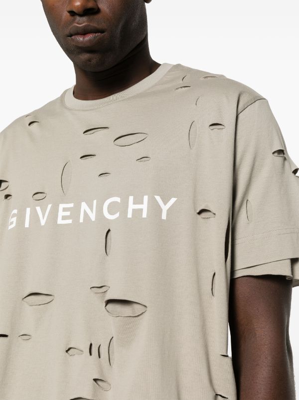 Givenchy cut-out Cotton T-shirt - Farfetch