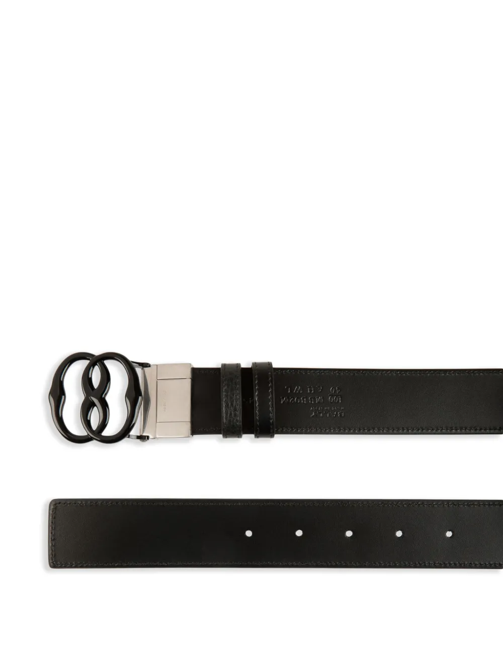 Bally Gespriem met logo - Zwart