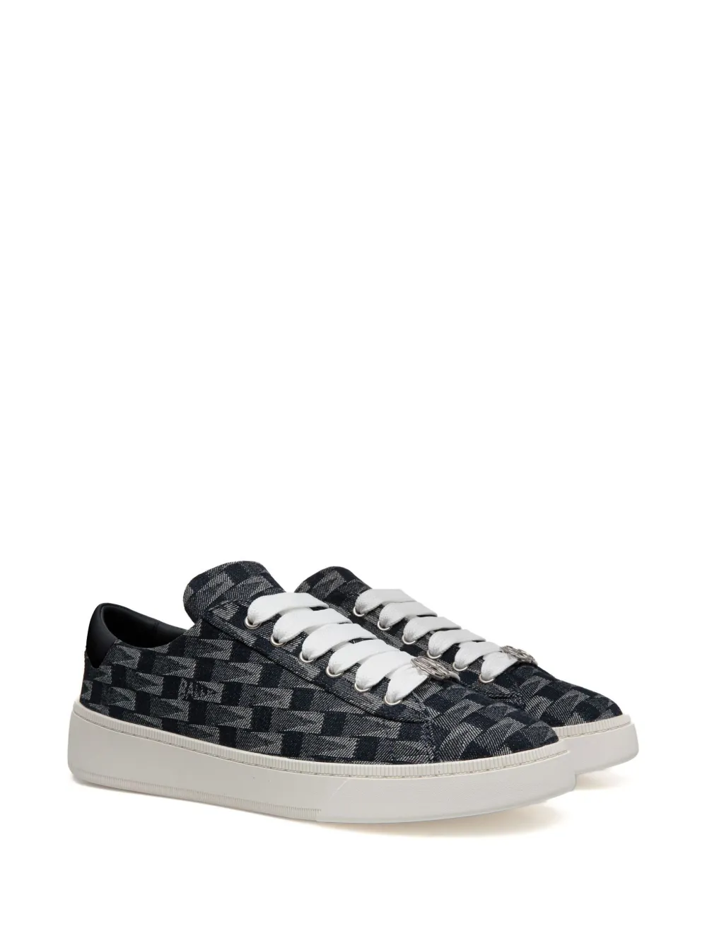 Bally Sneakers met jacquard - Blauw