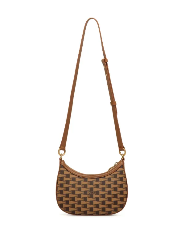 Bally モノグラム ショルダーバッグ | ブラウン | FARFETCH JP