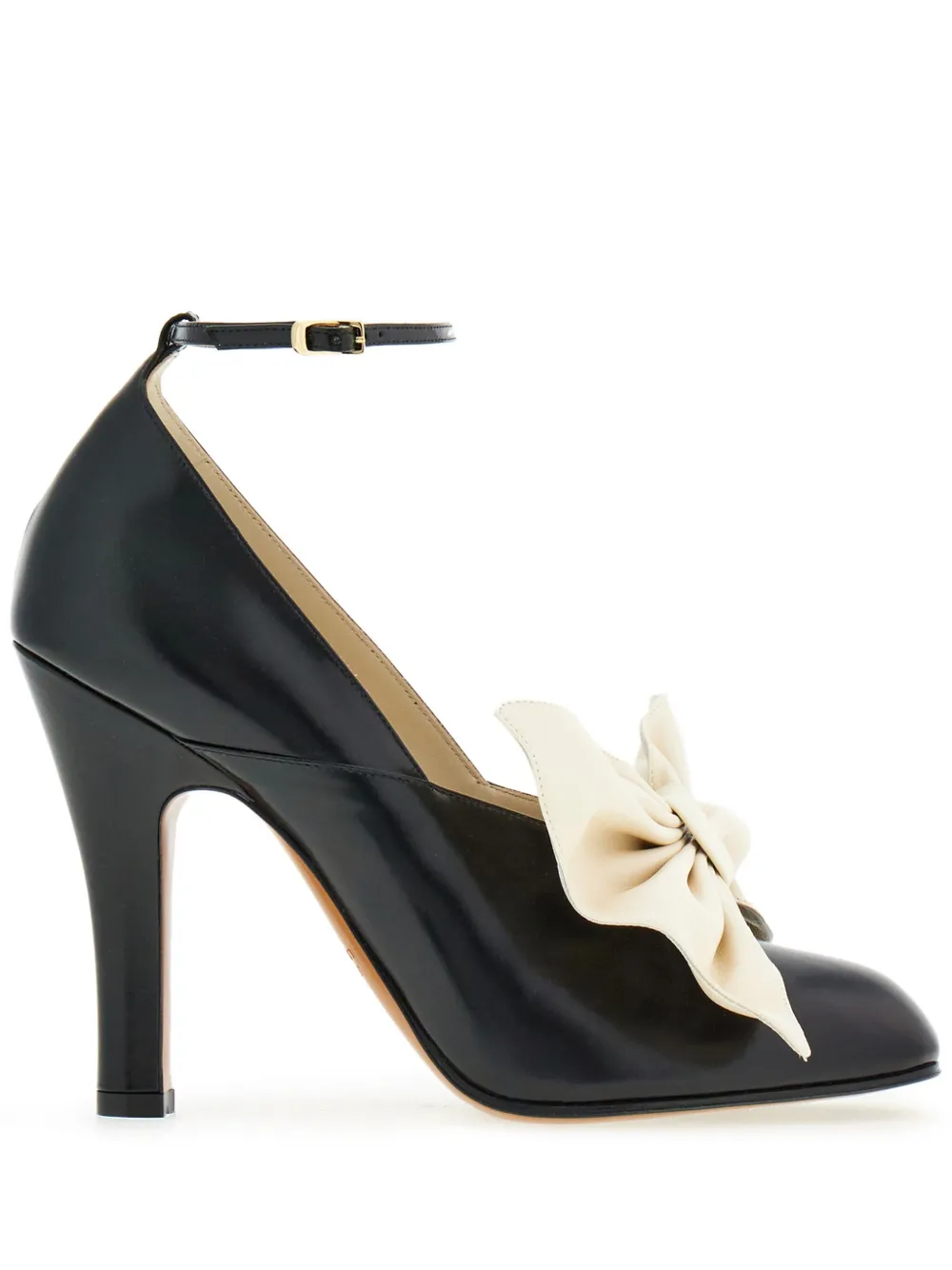 Ferragamo Bella 1928 leren pumps Zwart