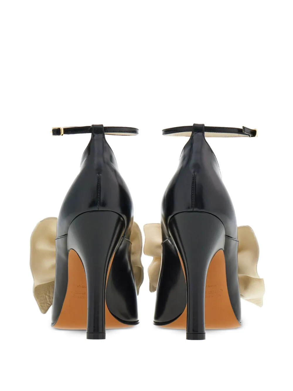 Ferragamo Bella 1928 leren pumps Zwart
