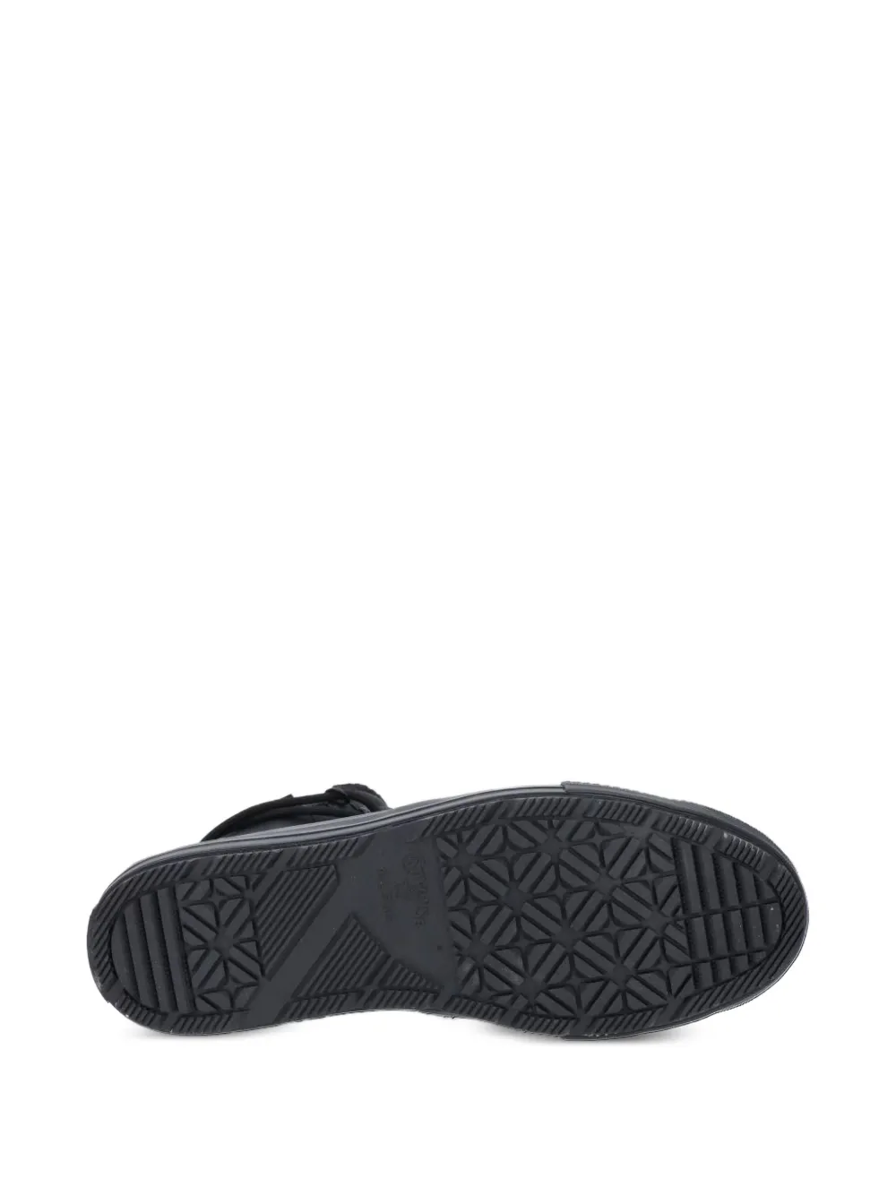 Converse quilted high-top sneakers Zwart