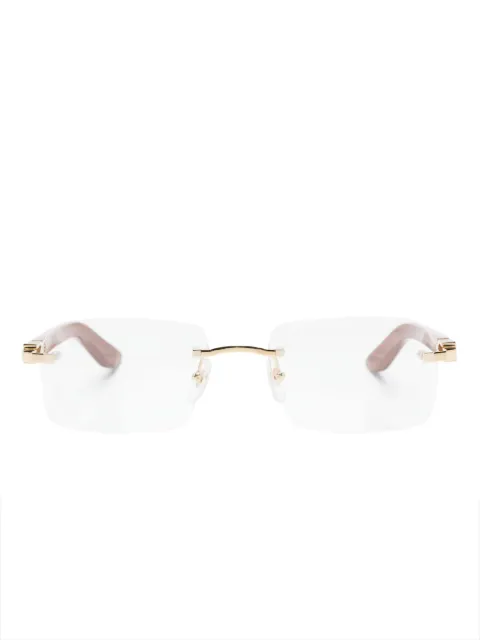Cartier Eyewear rectangle-frame glasses