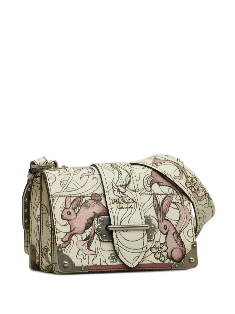 Prada rabbit outlet print bag