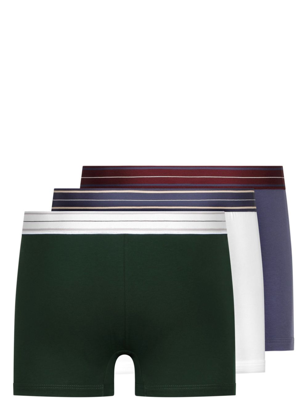 Dolce & Gabbana Drie boxershorts met logo-tape - Zwart