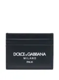 Dolce & Gabbana logo-print cardholder - Blue