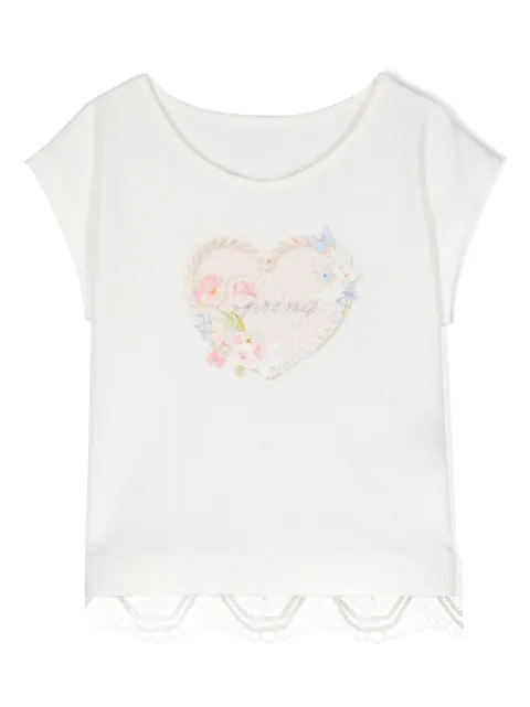 Lapin House top sin mangas con detalle bordado