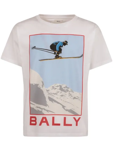 Bally graphic-print organic cotton T-shirt