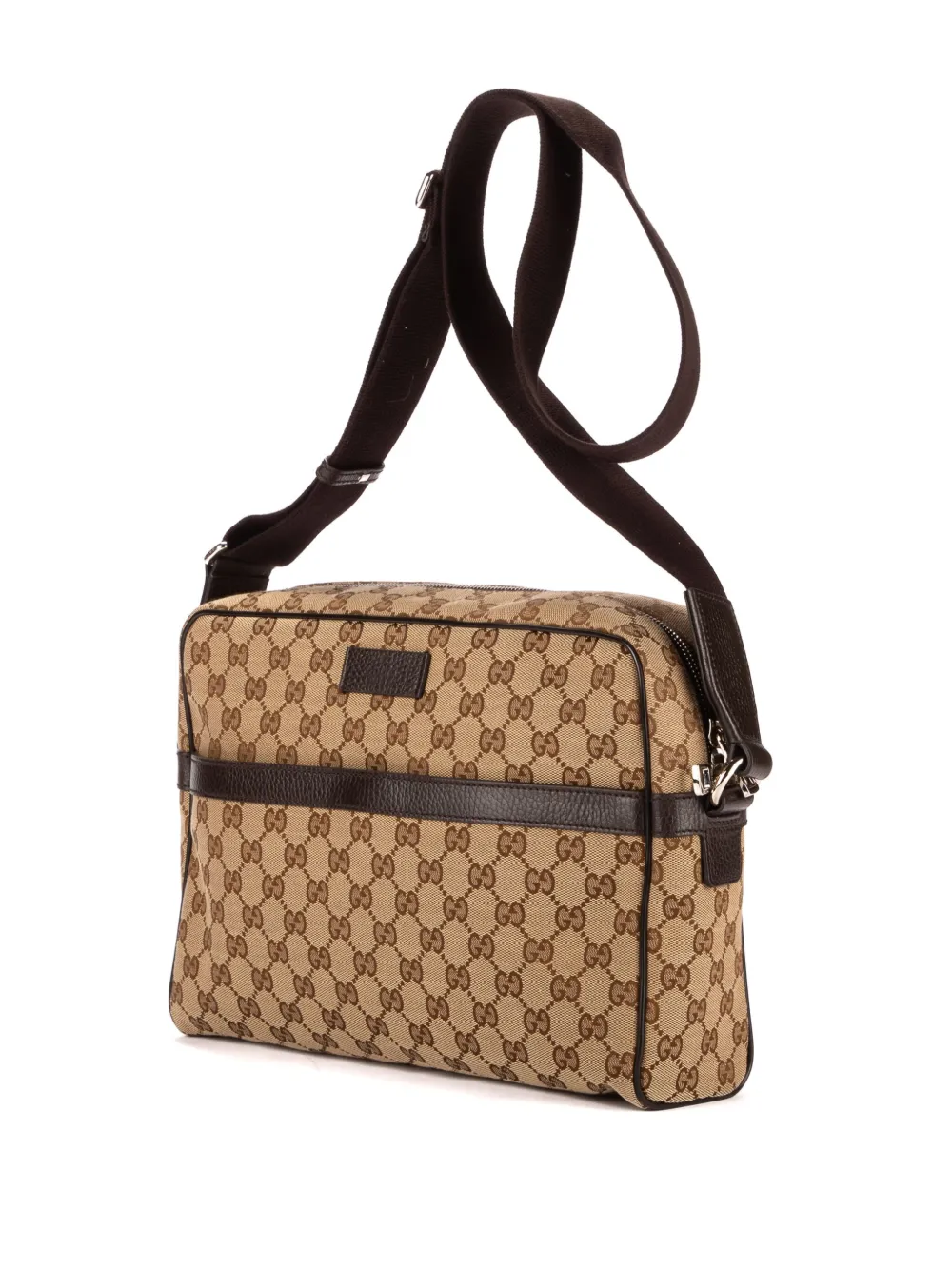  Gucci Pre-owned Gg Canvas Messenger Bag - Neutrals 