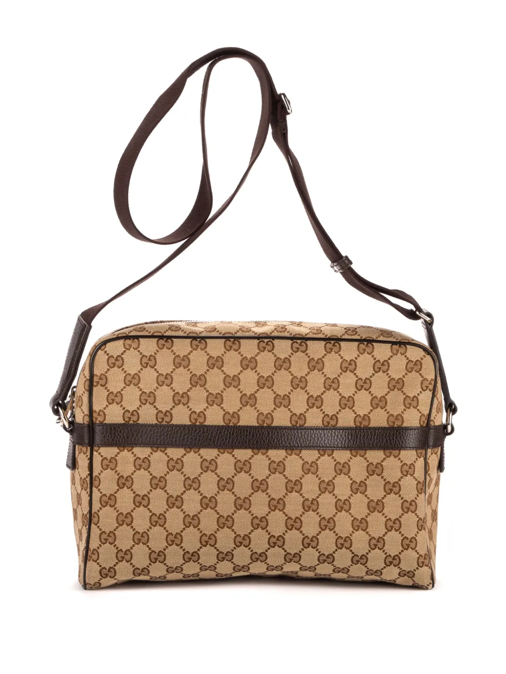  Gucci Pre-owned Gg Canvas Messenger Bag - Neutrals 