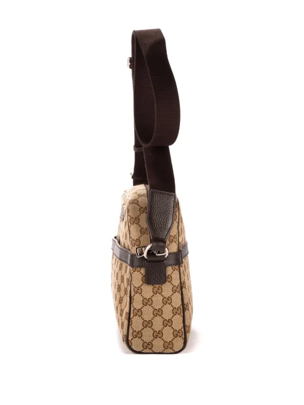 Gucci Pre-Owned GG キャンバス メッセンジャーバッグ | ニュートラル
