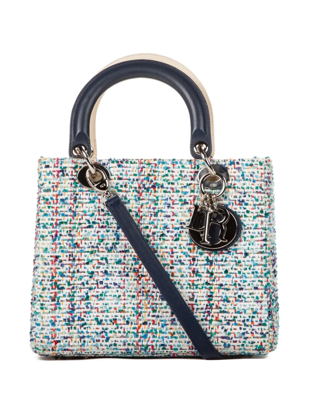 Christian Dior Pre-Owned Borsa tote Lady Dior media - Blu