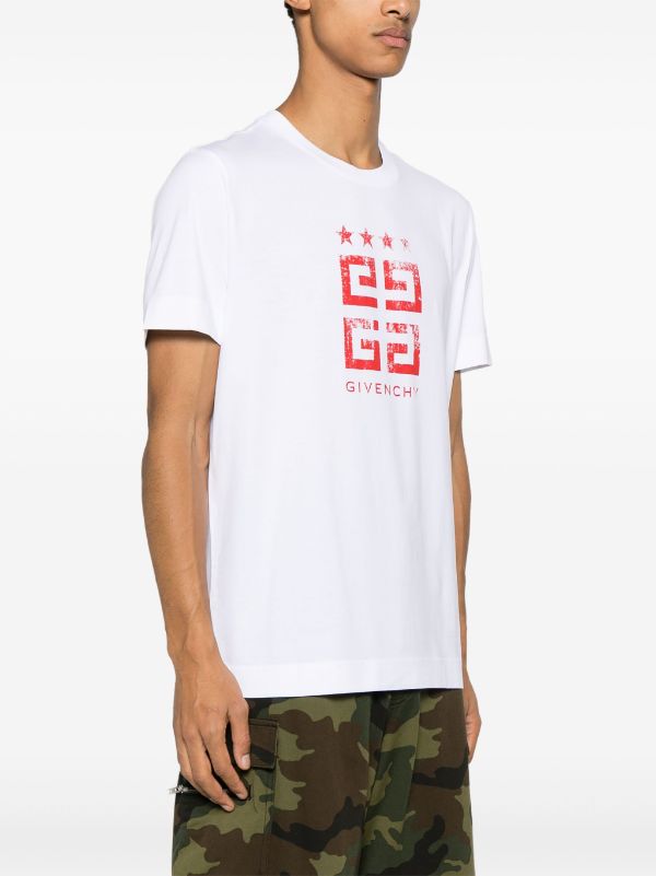 Givenchy 4G-print Cotton T-shirt - Farfetch