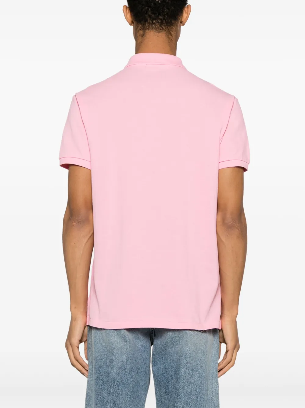 Polo Ralph Lauren Katoenen poloshirt met geborduurd logo Roze