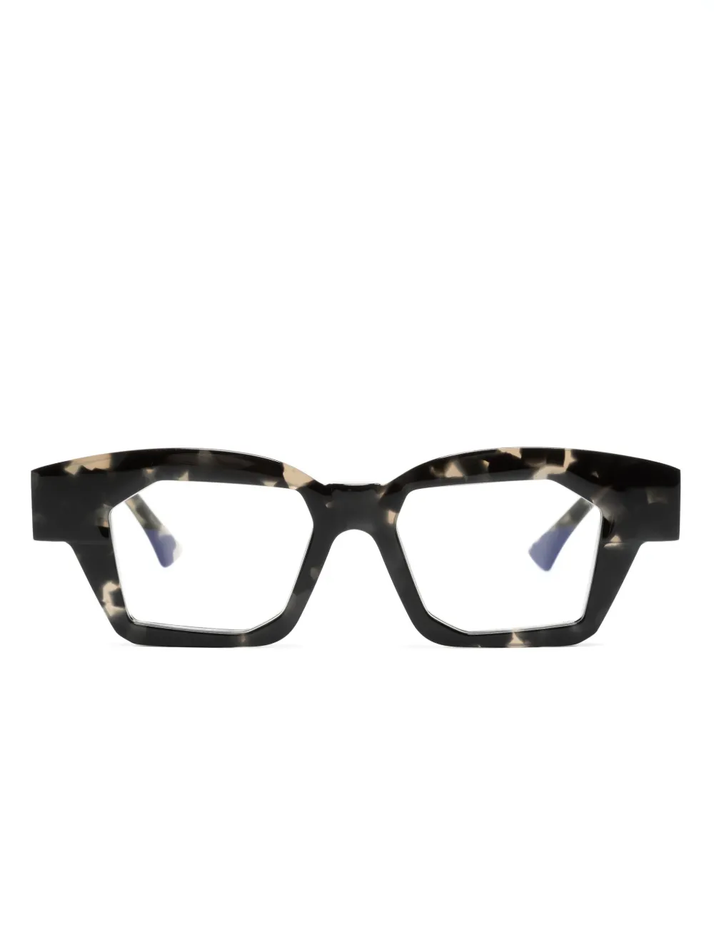 Kuboraum K36 wayfarer-frame glasses | Black | Image 1