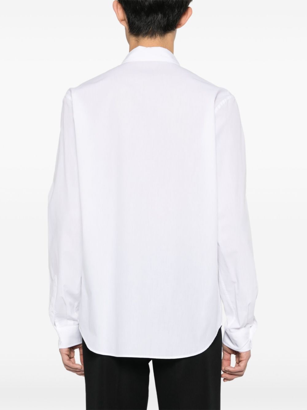 Shop Just Cavalli Gothic Snake-print Shirt In White