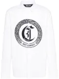 Just Cavalli Gothic Snake-print shirt - White