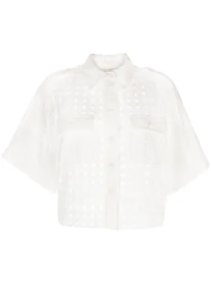 Broderie shirt best sale