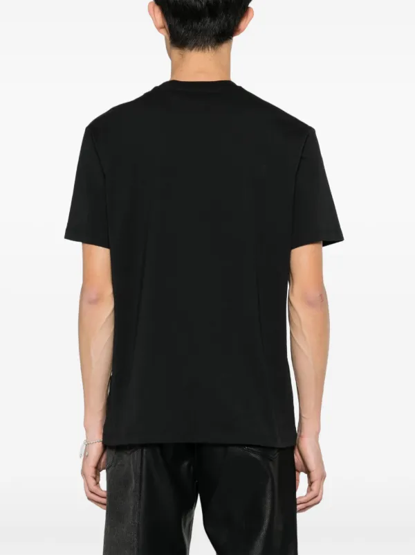 Tシャツ・カットソー JUST CAVALLI Men T-shirt Black 78OAHT16CJ500 899 Just Cavalli logo-print Cotton T-shirt | Black | FARFETCH AM