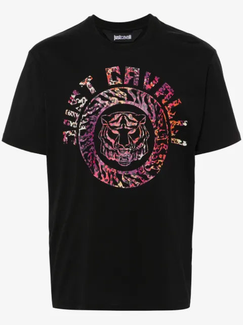 Just Cavalli Tiger Head-print T-shirt